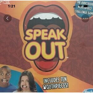 Hasbro Speak Out Game The Ridiculous Mouthpiece Challenge Game Ages 16+ NEW